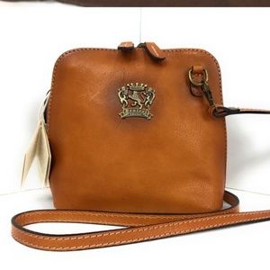 Pratesi Firenze Women Italian Leather Volterra Bruce crossbody Clutchbag  Made i